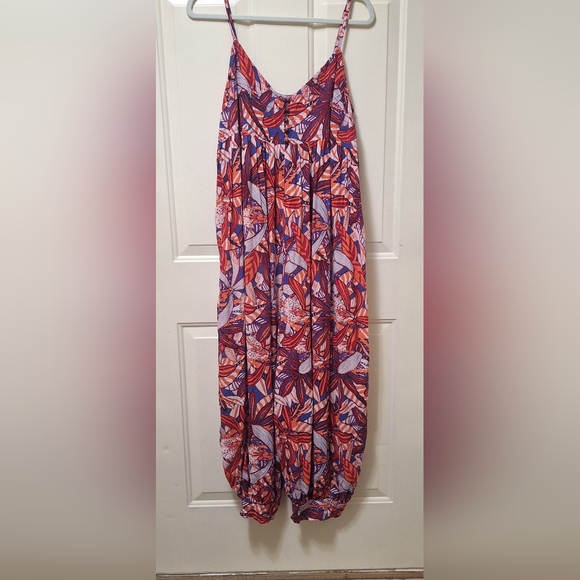 Anthropologie Claire Colin Bohemian Beach Romper, Medium - Picture 5 of 10